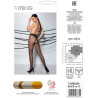 Passion - Tiopen 009 Collant Noir 1/2 20 Den
